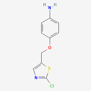 4-[(2-Chloro-1,3-thiazol-5-yl)methoxy]aniline