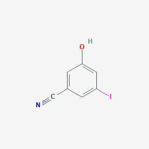 molecular formula C7H4INO B14069688 3-Hydroxy-5-iodobenzonitrile CAS No. 1243442-73-0