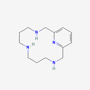 molecular formula C13H22N4 B14069991 3,7,11,17-Tetraazabicyclo[11.3.1]heptadeca-1(17),13,15-triene CAS No. 102363-19-9