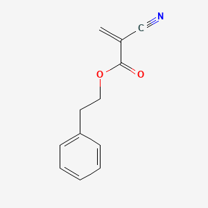 molecular formula C12H11NO2 B14070087 Phenylethyl 2-cyanoacrylate CAS No. 160583-22-2
