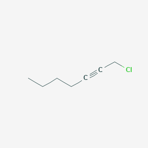 molecular formula C7H11Cl B14070097 2-Heptyne, 1-chloro- CAS No. 100859-51-6