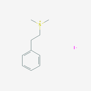 molecular formula C10H15IS B14070313 Dimethyl(2-phenylethyl)sulfanium iodide CAS No. 28289-44-3