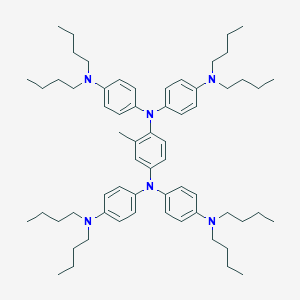 molecular formula C63H94N6 B14070348 N1,N1'-(2-methyl-1,4-phenylene)bis(N4,N4-dibutyl-N1-(4-(dibutylamino)phenyl)benzene-1,4-diamine) 