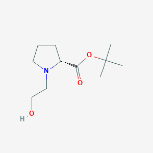 tert-butyl (2R)-1-(2-hydroxyethyl)pyrrolidine-2-carboxylate