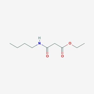 molecular formula C9H17NO3 B14070366 Ethyl 3-(butylamino)-3-oxopropanoate CAS No. 10174-67-1