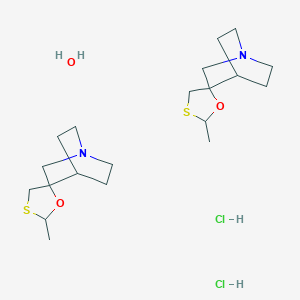 molecular formula C20H38Cl2N2O3S2 B140704 Evoxac CAS No. 153504-69-9
