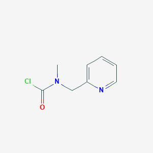 molecular formula C8H9ClN2O B1407045 N-Methyl-N-(pyridin-2-ylmethyl)carbamoyl chloride CAS No. 1447450-67-0