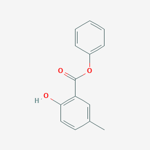 molecular formula C14H12O3 B14070478 Phenyl 2-hydroxy-5-methylbenzoate CAS No. 10268-64-1