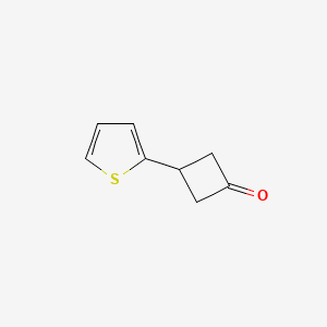 3-(Thiophen-2-yl)cyclobutan-1-one