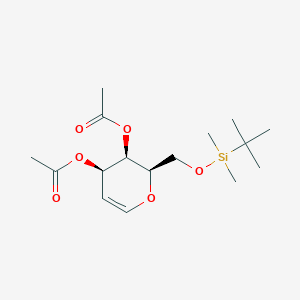 3,4-Di-acetyl-6-o-(tert-butyldimethylsilyl)-d-galactal