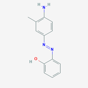 molecular formula C13H13N3O B14070510 o-(4-Amino-m-tolylazo)phenol CAS No. 102107-60-8