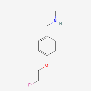 1-[4-(2-Fluoroethoxy)phenyl]-N-methylmethanamine
