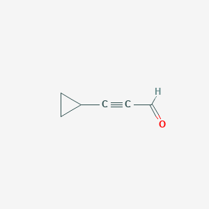molecular formula C6H6O B14070545 3-Cyclopropylprop-2-ynal CAS No. 101974-70-3