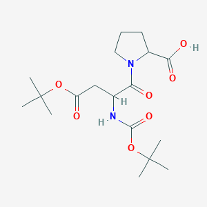 molecular formula C18H30N2O7 B14070555 Boc-Asp(OtBu)-Pro-OH 