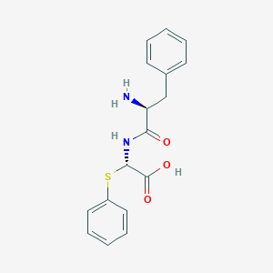 molecular formula C17H18N2O3S B14070566 Phenylalanyl-3-thiaphenylalanine CAS No. 102582-51-4