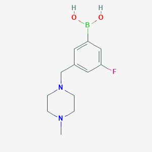(3-Fluoro-5-((4-methylpiperazin-1-yl)methyl)phenyl)boronic acid