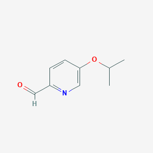 molecular formula C9H11NO2 B1407063 5-Isopropoxypicolinaldehyde CAS No. 1198166-01-6