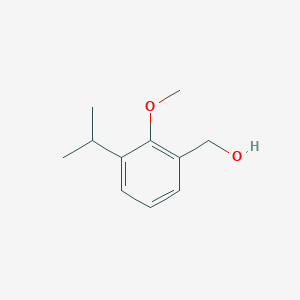molecular formula C11H16O2 B14070823 (3-Isopropyl-2-methoxyphenyl)methanol 