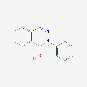 molecular formula C14H12N2O B14070992 2-Phenyl-1,2-dihydrophthalazin-1-ol CAS No. 101005-04-3