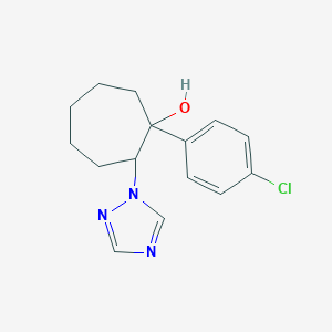 4-Chlorophenyl-2-(1H-1,2,4-triazol-yl)cycloheptanol