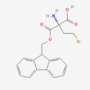 molecular formula C19H18BrNO4 B14071130 C19H18BrNO4 
