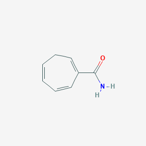 molecular formula C8H9NO B14071169 Cyclohepta-1,4,6-triene-1-carboxamide CAS No. 100959-82-8