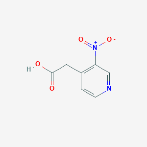 molecular formula C7H6N2O4 B14071352 2-(3-Nitropyridin-4-yl)acetic acid 