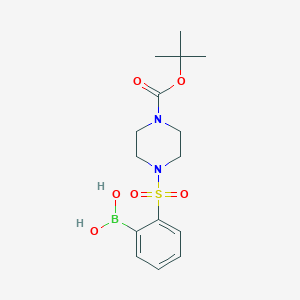 2-(4-(Tert-butoxycarbonyl)piperazin-1-ylsulfonyl)phenylboronic acid