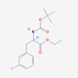 Ethyl N-(tert-butoxycarbonyl)-3-iodophenylalaninate