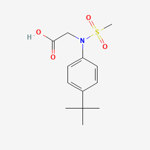 N-(4-tert-Butylphenyl)-N-(methylsulfonyl)glycine