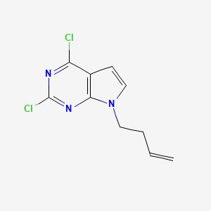 7-(but-3-en-1-yl)-2,4-dichloro-7H-pyrrolo[2,3-d]pyrimidine