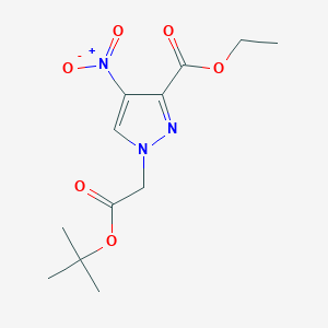 Ethyl 1-(2-tert-butoxy-2-oxoethyl)-4-nitro-1H-pyrazole-3-carboxylate