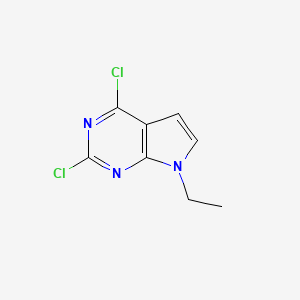 2,4-Dichloro-7-ethyl-7H-pyrrolo[2,3-d]pyrimidine