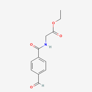 Ethyl 2-(4-formylbenzamido)acetate