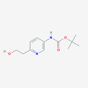5-(Boc-amino)pyridine-2-ethanol
