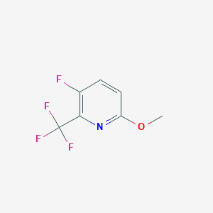 3-Fluoro-6-methoxy-2-(trifluoromethyl)pyridine