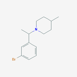 1-(1-(3-Bromophenyl)ethyl)-4-methylpiperidine