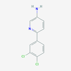 B1407169 6-(3,4-Dichlorophenyl)pyridin-3-amine CAS No. 1221971-23-8