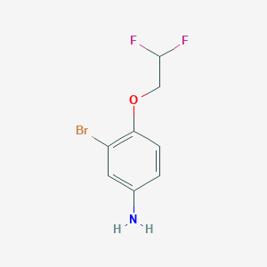 3-Bromo-4-(2,2-difluoroethoxy)aniline