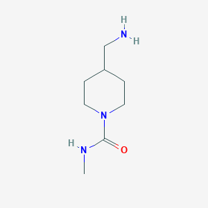 4-(aminomethyl)-N-methylpiperidine-1-carboxamide