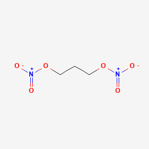 molecular formula C3H6N2O6 B14071710 Trimethylene dinitrate CAS No. 3457-90-7