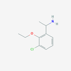 1-(3-Chloro-2-ethoxyphenyl)-ethylamine