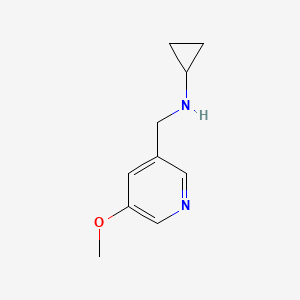 Cyclopropyl-(5-methoxypyridin-3-ylmethyl)-amine