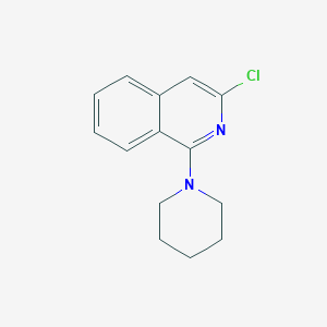 molecular formula C14H15ClN2 B1407186 3-Chloro-1-piperidin-1-ylisoquinoline CAS No. 1369259-14-2