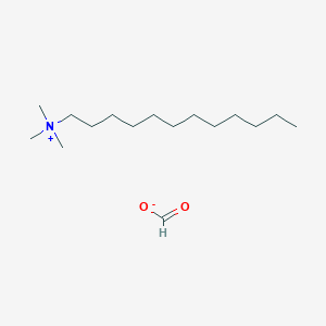 molecular formula C16H35NO2 B14071936 N,N,N-Trimethyldodecan-1-aminium formate CAS No. 100859-15-2