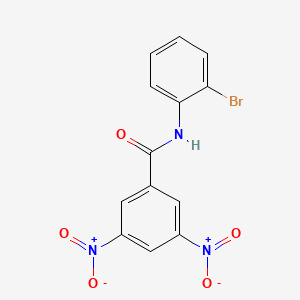 molecular formula C13H8BrN3O5 B14071968 N-(2-bromophenyl)-3,5-dinitrobenzamide 