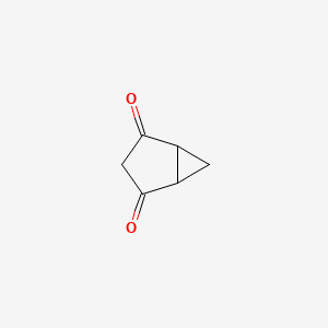 molecular formula C6H6O2 B14072125 Bicyclo[3.1.0]hexane-2,4-dione CAS No. 29798-87-6