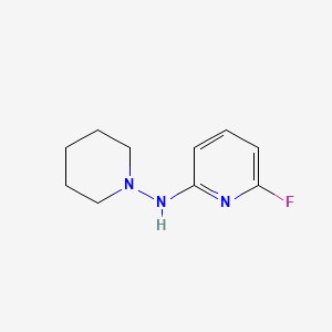 6-Fluoro-N-(piperidin-1-yl)pyridin-2-amine