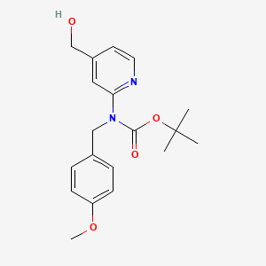 tert-Butyl (4-(hydroxymethyl)pyridin-2-yl)(4-methoxybenzyl)carbamate
