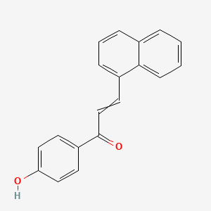 1-(4-Hydroxyphenyl)-3-(naphthalen-1-yl)prop-2-en-1-one